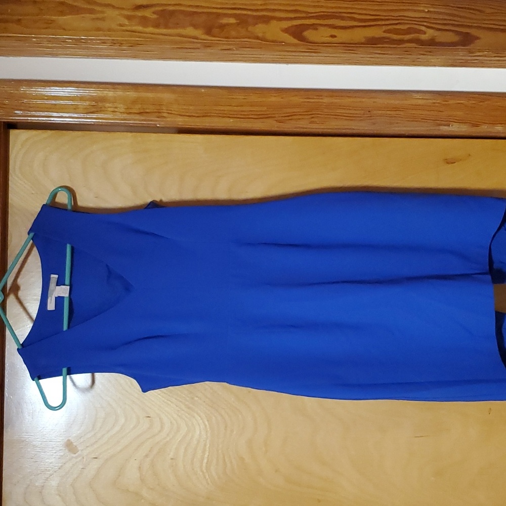 Forever 21 blue polyester sleeveless dress size S